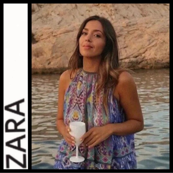 NWT Zara Halter Swing Top - Picture 6 of 11